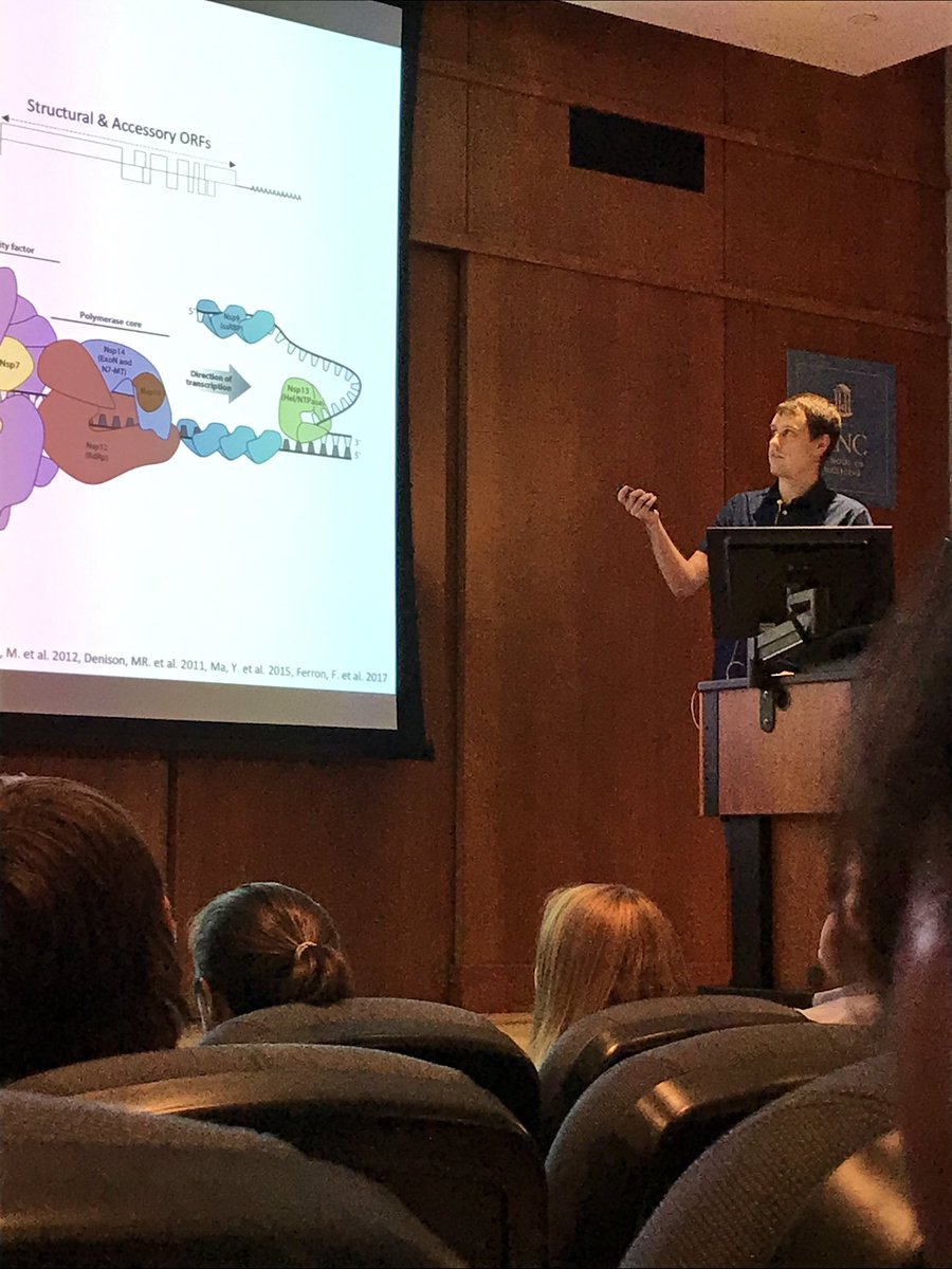 Baric_Lab's tweet photo. @KDinnon of @Baric_Lab teaching young minds about SARS coronavirus at student seminar #sars #batvirus #batcoronavirus #emergingviruses #LoveVirology #KD3 #threezy https://t.co/VLhfwYP4pz