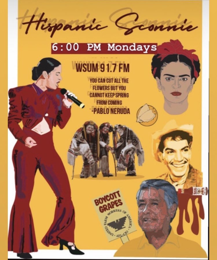 Hispanic Sconnie - Tune in @ 6 PM today! WSUM 91.7 FM