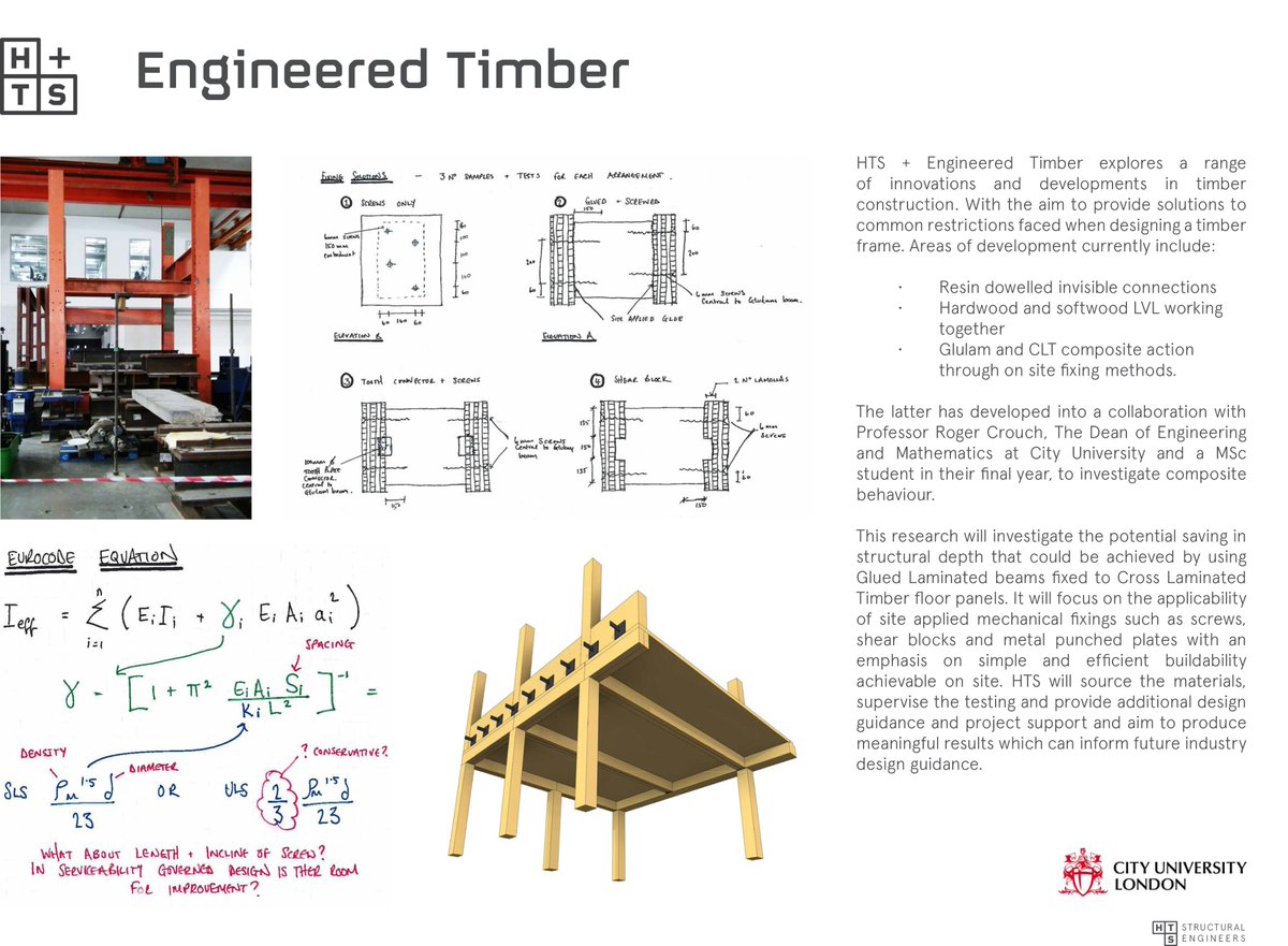 HTS_London's tweet photo. What’s next for Engineered Timber?#HTStimberfocus are looking into studies to find the best details.
Composite action
Acoustics
Web Openings
Timber only connections
Vibration
Teaming up with Universities & suppliers we aim to answer industry questions & share knowledge. https://t.co/kMhJCaUa6Q