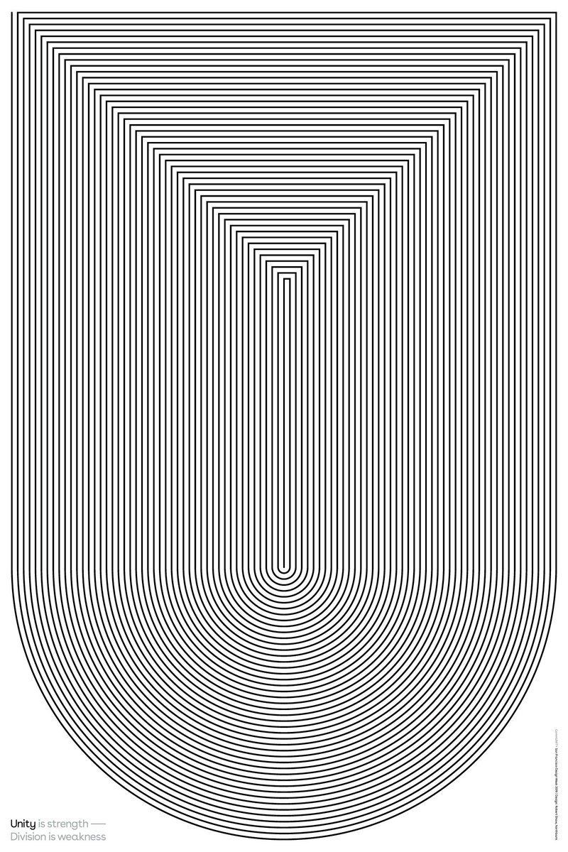 CommUnity' limited edition poster designed by Robert Shaw, Northbank for <a href="/AIGAdesign/">AIGA</a>, <a href="/sfdesignweek/">San Francisco Design Week</a> and <a href="/wearemucho/">Mucho</a>

Limited editions of this poster are available for purchase! 
plotnetprints.com/poster/unity-i…