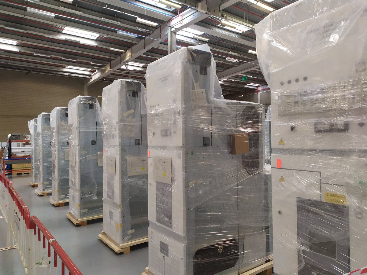 DirkSchaar's tweet photo. Today visiting the prefabrication #factory for #Data Centers of @SchneiderElec near #Barcelona - #SchneiderElectric #LiveIsOn #InnovationSummit #messweb19 https://t.co/bN1vJ3roTG