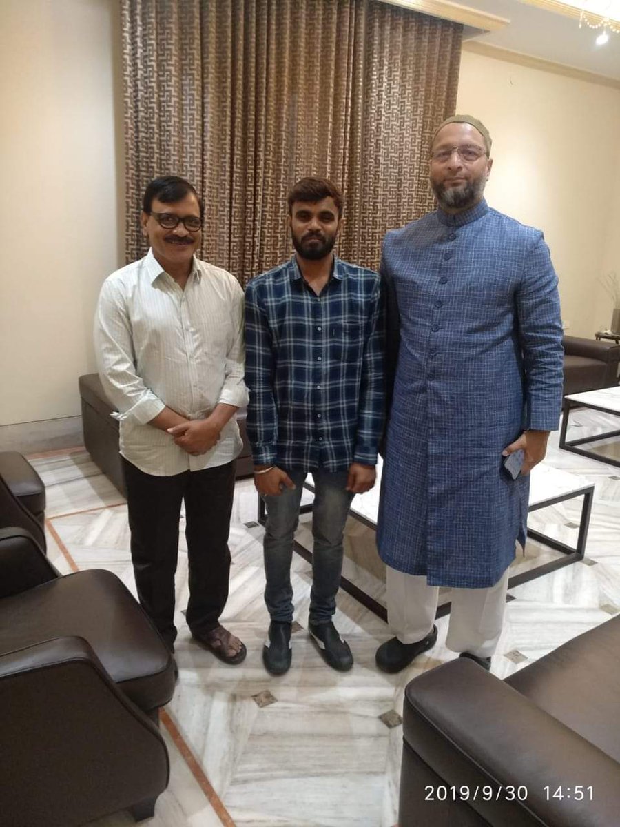 Reporter Md shafi ullah (@fazzukhan2) on Twitter photo #AndhraPradesh State MLC Janab Mohammad Iqbal Today Met #AIMIM President Barrister Asaduddin #Owaisi @ His Residence Shastripuram.. <a href="/asadowaisi/">Asaduddin Owaisi</a> <a href="/asadowaisi_fp/">AOwaisi_fanpage</a> <a href="/imAkbarOwaisi/">Akbaruddin Owaisi</a> @AUOYI <a href="/akbarowaisii/">Akbaruddin Owaisi</a> @akbarowaisimla @AIMIMSHAHBAAZ <a href="/AimimFansClub/">AIMIM FANS CLUB</a> <a href="/AimimHills/">AIMIM Jubilee Hills Constituency</a> @syedKashaf95 #AndhraPradesh State MLC Janab Mohammad Iqbal Today Met #AIMIM President Barrister Asaduddin #Owaisi @ His Residence Shastripuram.. <a href="/asadowaisi/">Asaduddin Owaisi</a> <a href="/asadowaisi_fp/">AOwaisi_fanpage</a> <a href="/imAkbarOwaisi/">Akbaruddin Owaisi</a> @AUOYI <a href="/akbarowaisii/">Akbaruddin Owaisi</a> @akbarowaisimla @AIMIMSHAHBAAZ <a href="/AimimFansClub/">AIMIM FANS CLUB</a> <a href="/AimimHills/">AIMIM Jubilee Hills Constituency</a> @syedKashaf95