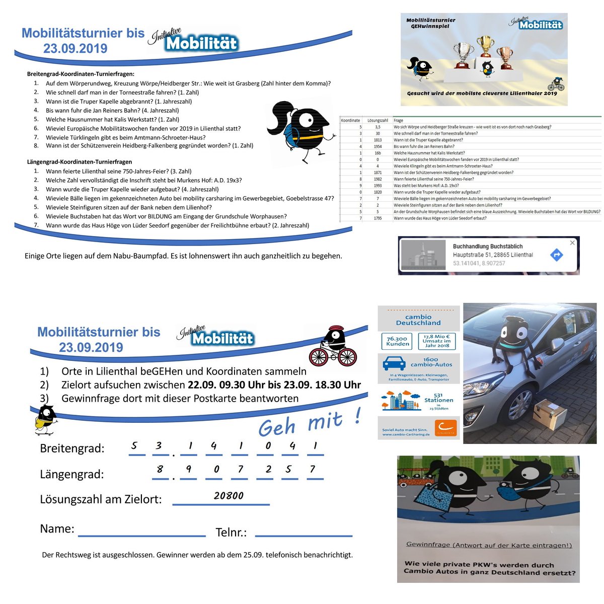 InitiativeMobi1's tweet photo. GEHwinnspiel 2019 Lösungen #umw #angekommen #lilia #lilienthal #emw2019 #lilia_unterwegs #europäische #mobilitätswoche #edgar #edgar_unterwegs #fahrrad #gehmit #geh_mit #mobilität #autofrei #fahrrad
#gehwinnspiel #lösungen #einrad https://t.co/RKsxkE6a6o