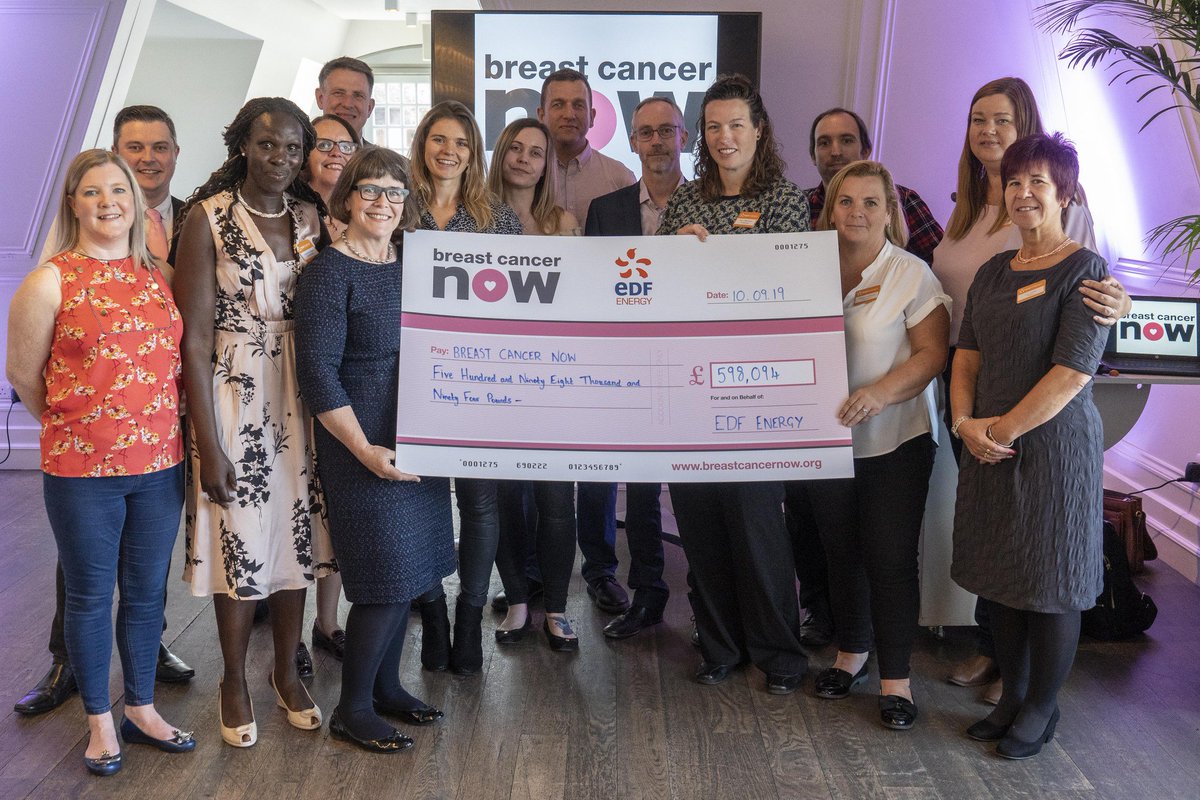 Breast Cancer Now (@bccare) on Twitter photo Our fantastic partnership with <a href="/edfenergy/">EDF đŹđ§</a> comes to an end today. We canât thank employees enough for raising over ÂŁ600,000, helping us to fund life-saving research into breast cancer. Our fantastic partnership with <a href="/edfenergy/">EDF đŹđ§</a> comes to an end today. We canât thank employees enough for raising over ÂŁ600,000, helping us to fund life-saving research into breast cancer.