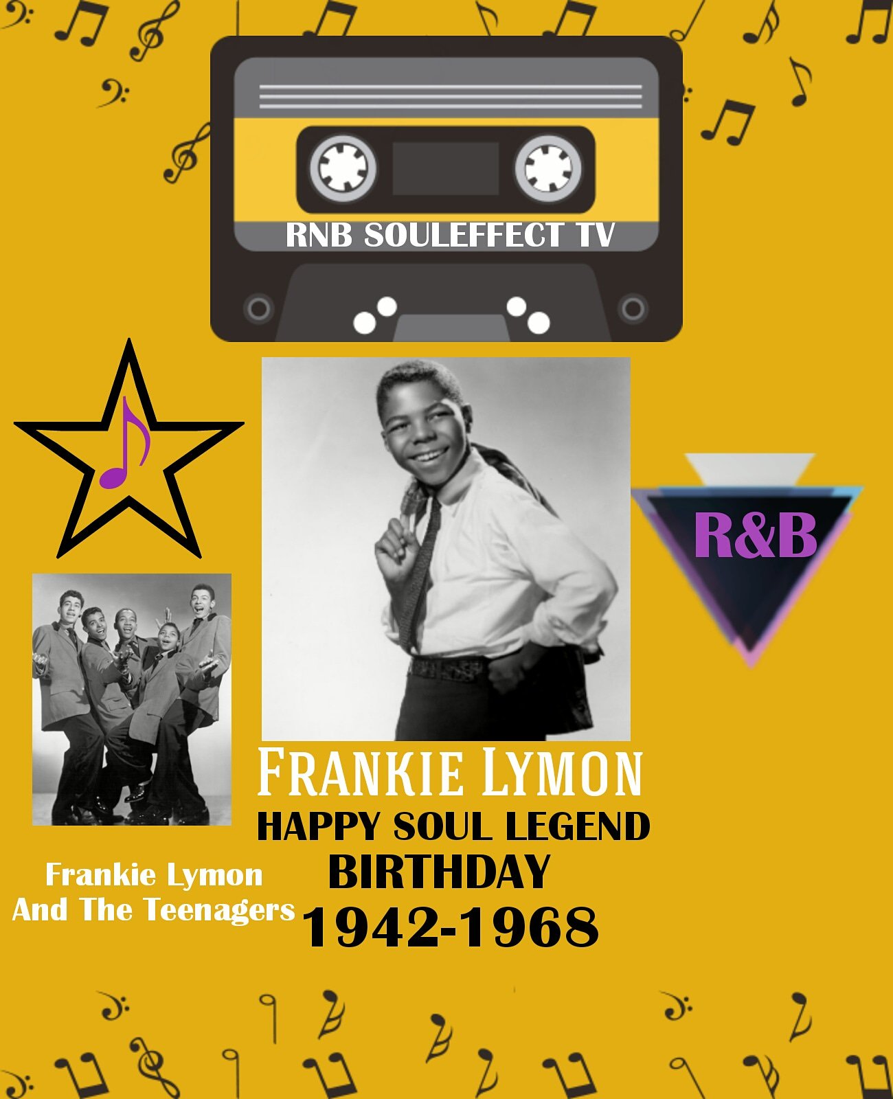 Happy Soul Legend Birthday Frankie Lymon     