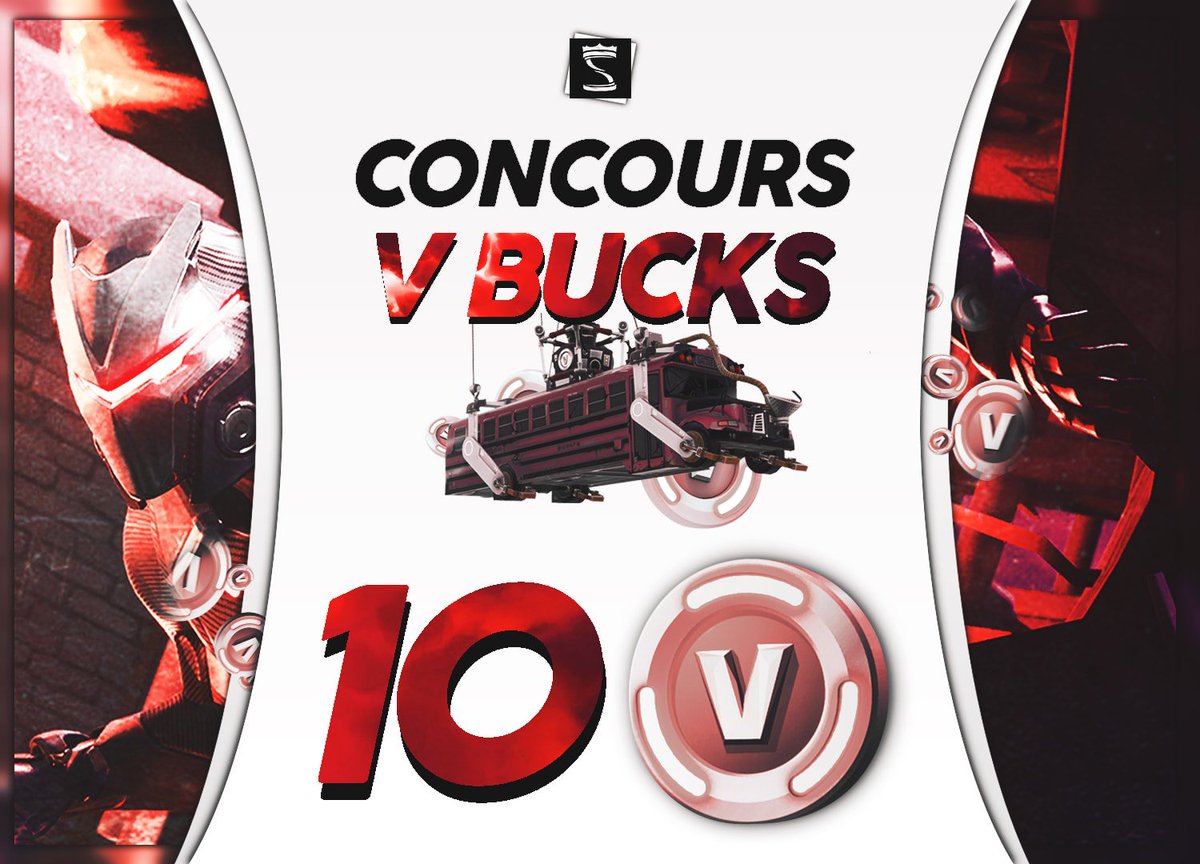 Stizo_officiel's tweet photo. [CONCOURS] #fortnite🤓

gagne 10euros VBUCKS ! 

Les conditions : 

-RT le tweet 
-Follow @Stizo_officiel 

TAS au 200 RT ou le 6/10 ! GL les potes 🍀 https://t.co/XEdZvw0Bmv