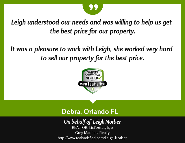 LeighNorber's tweet photo. Who doesn't get excited about a happy client sharing their happiness? https://t.co/VUHaIwPUoY via @realsatisfied https://t.co/2JpOIWOiln
