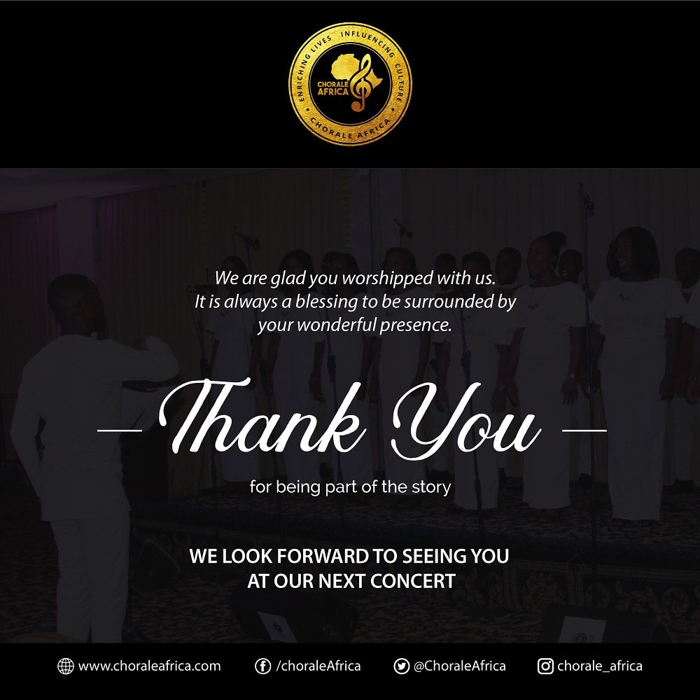 ChoraleAfrica's tweet photo. As work is over, we take the opportunity to say this... โค๏ธ
#HoW_19wasLit๐ฅ#Awesomefamily #ChoraleAfrica #Excellence_inspired https://t.co/MVvpMQ2f4y