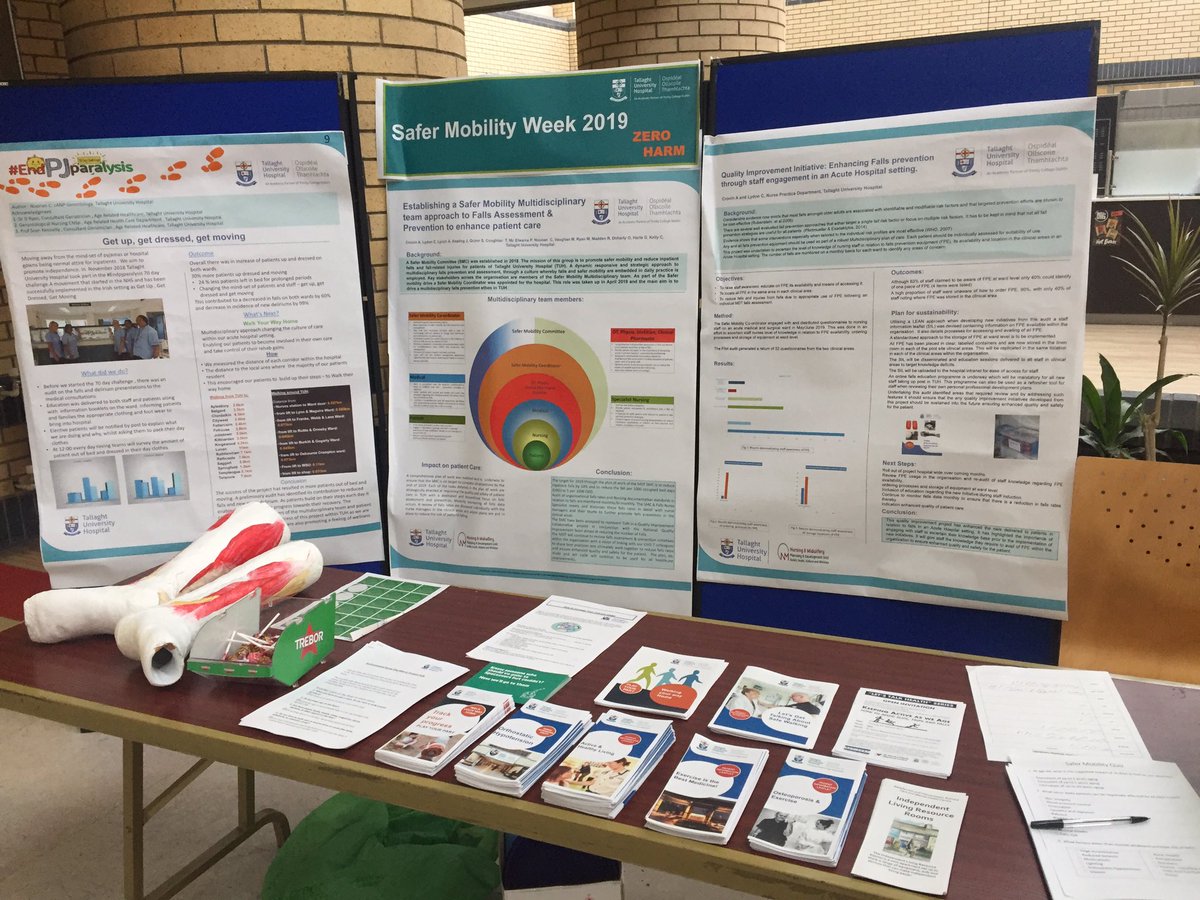 Sinead_Long's tweet photo. Great start to the ZeroHarm: Safer Mobility campaign in TUH today! @CLDTallUniHosp looking forward to a week of activity for all our patients #walkyourwayhome #getupgetdressed #TUH https://t.co/evJYTsMj3h