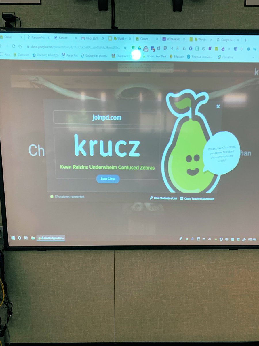 When the classroom flips and S's become the teacher, <a href="/PearDeck/">Pear Deck Learning</a> is the vehicle. S's presented a lesson using <a href="/PearDeck/">Pear Deck Learning</a> and we participated in the audience. #studentengagement #peardeck #TCSDshare #soareagles #AVfollowmylead #FlippedClassroom