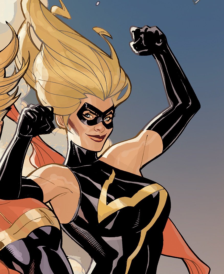 TerryDodsonArt's tweet photo. Aye, aye, Captains!
#RachelDodson and I created this in a special Marvel 80th Anniversary #MarvelQuickDraw, see it here-
https://t.co/U8B99gQPvl
#captainmarvel #caroldanvers #nycc2019 #artistalleyb20 #msmarvel #marvel @Marvel https://t.co/vDPa72BJDm