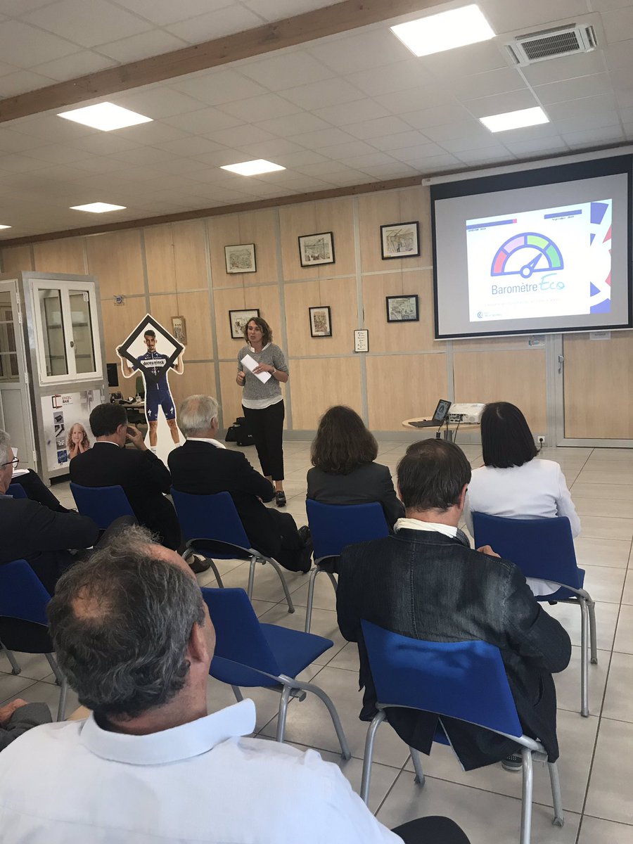 CCIDeuxSevres's tweet photo. En cours : présentation de la conjoncture économique des Deux-Sevres et de la NouvelleAquitaine par la @CCIDeuxSevres, @banquedefrance et l’Ordre des experts comptables PChVendee. La conférence-débat a lieu à VMP en présence de nombreuses entreprises et Mme Le Préfet @Prefet79 https://t.co/LnaMaECUgF