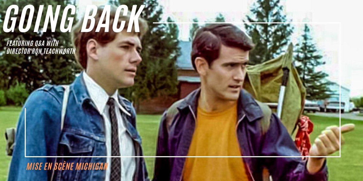 MiseMichigan's tweet photo. The indie drama GOING BACK plays Saturday, Oct 12th at 5pm at @Senate_Theater. It features Bruce Campbell in his first dramatic performance and will feature a Q&amp;A with director Ron Teachworth after the screening. Tickets: https://t.co/C2LbVRTOO6 https://t.co/sETN3zIcsw