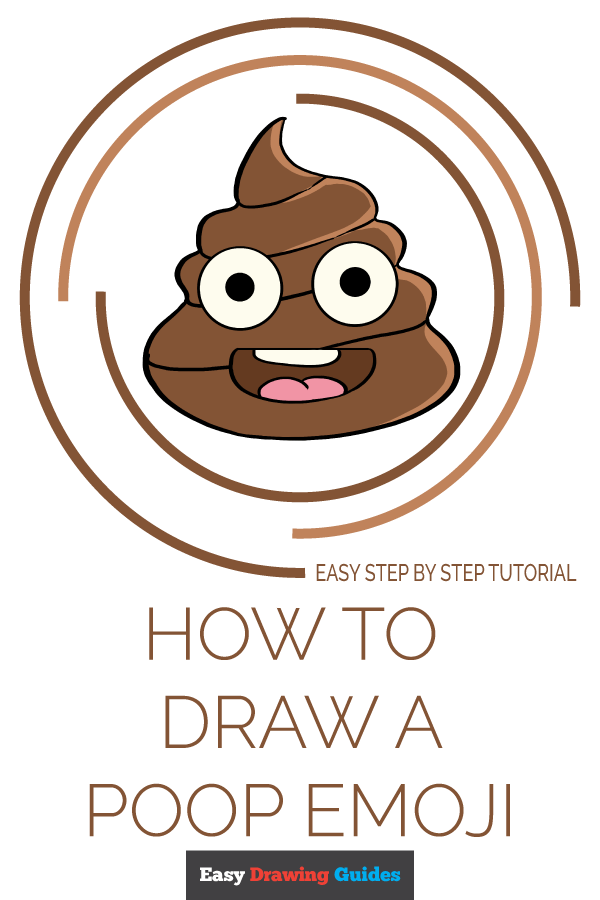 Easy Drawing Guides On Twitter Learn How To Draw A Poop Emoji
