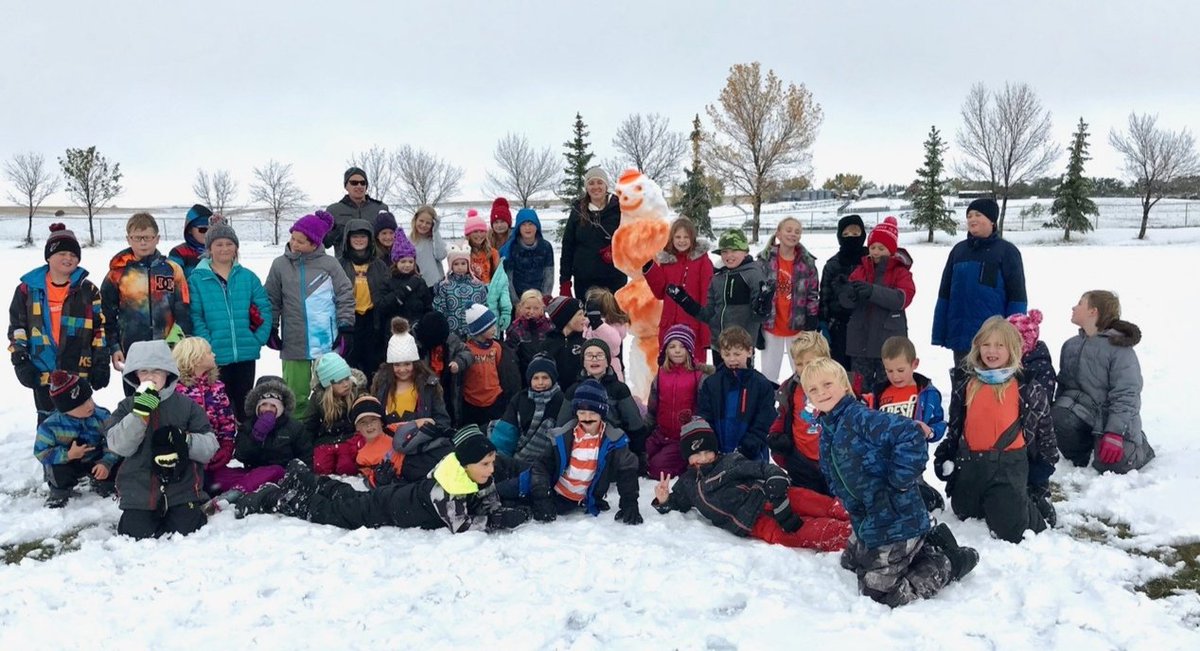 Orange Shirt day on a snow day @ChinookSD <a href="/HerbertLaurels/">Herbert School</a>