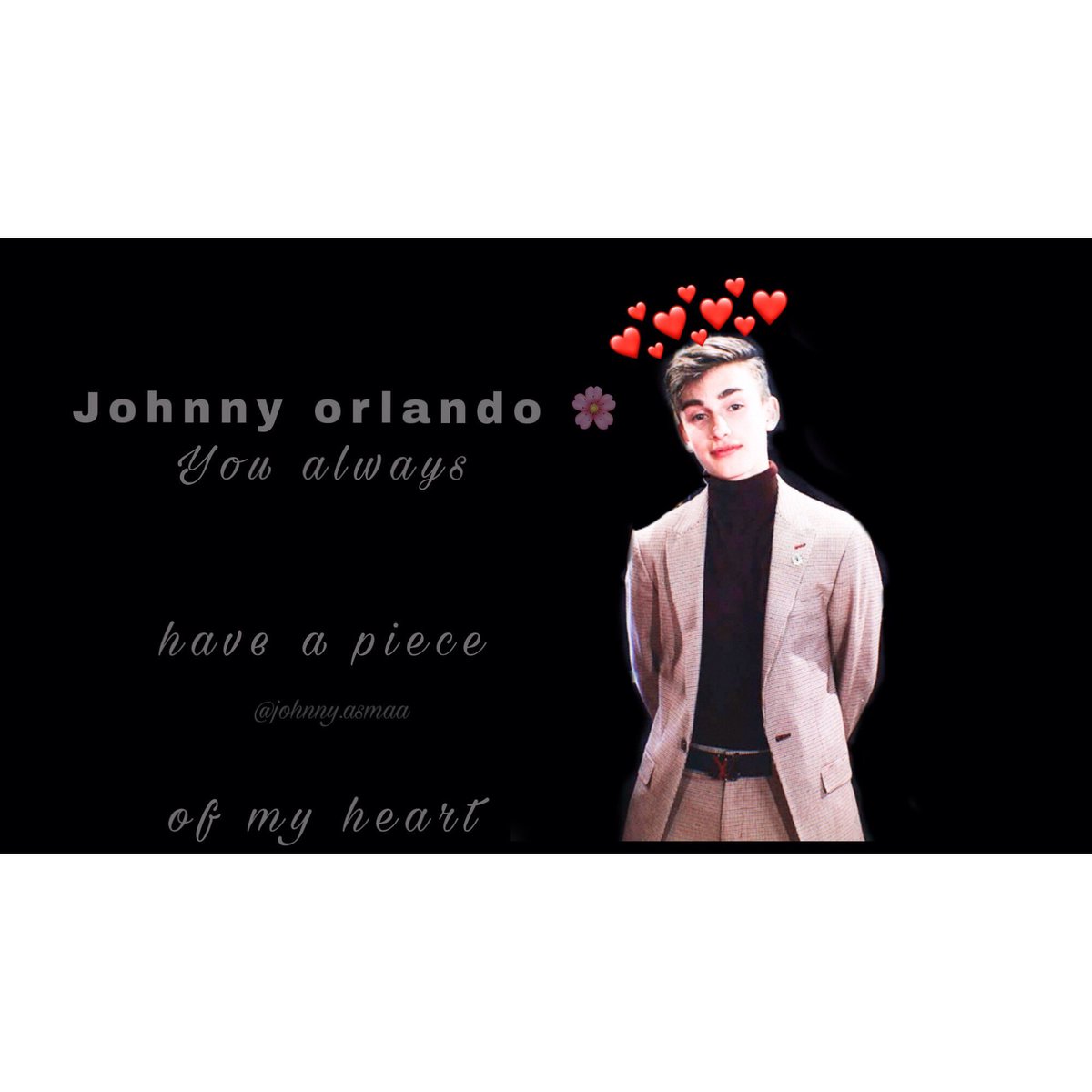 3AMSFLAWS's tweet photo. You always have a piece of my heart 💕
#JohnnyOrlando , #ATPEditChallenge , #ProjectATP , #AllTheseParties
@johnnyorlando , @TheJohnnyHQ https://t.co/uckkXmsg3V