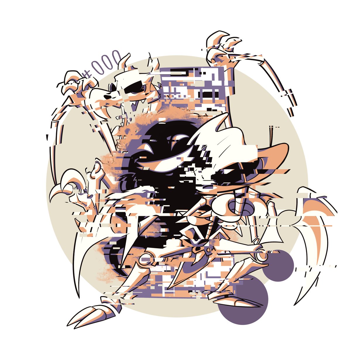 RT @hydroflorix: Pokemon a Day-style Missingno commission for @Eizzah ! 