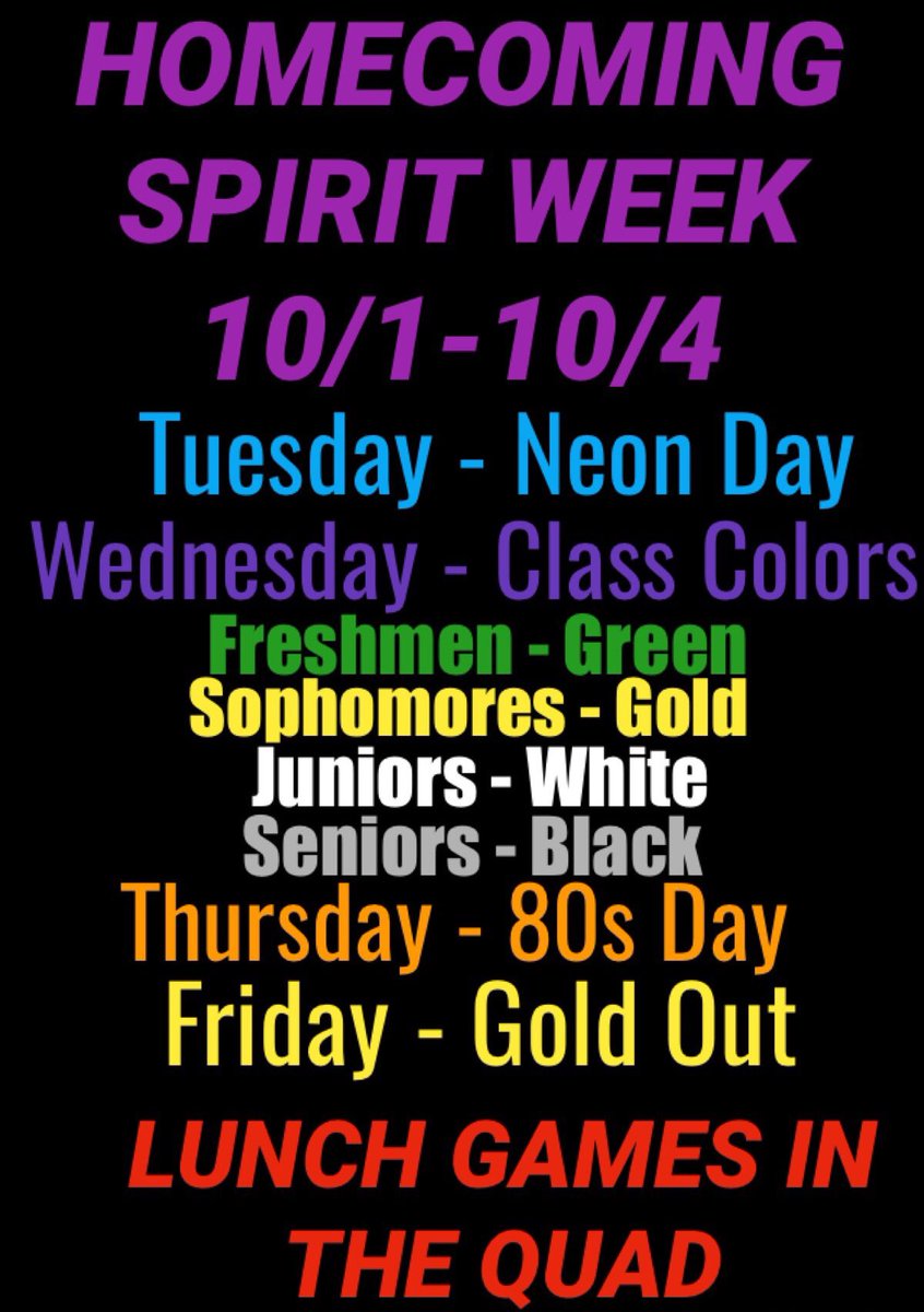 Go all out huskies! #HocoSpiritWeek