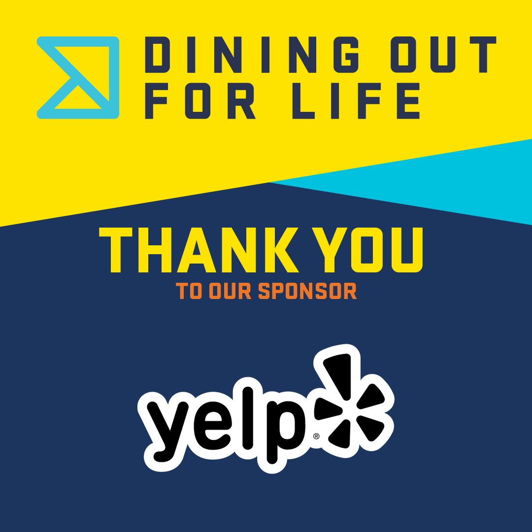 Thanks to our sponsor Yelp / Yelp Buffalo for supporting Dining Out For Life.