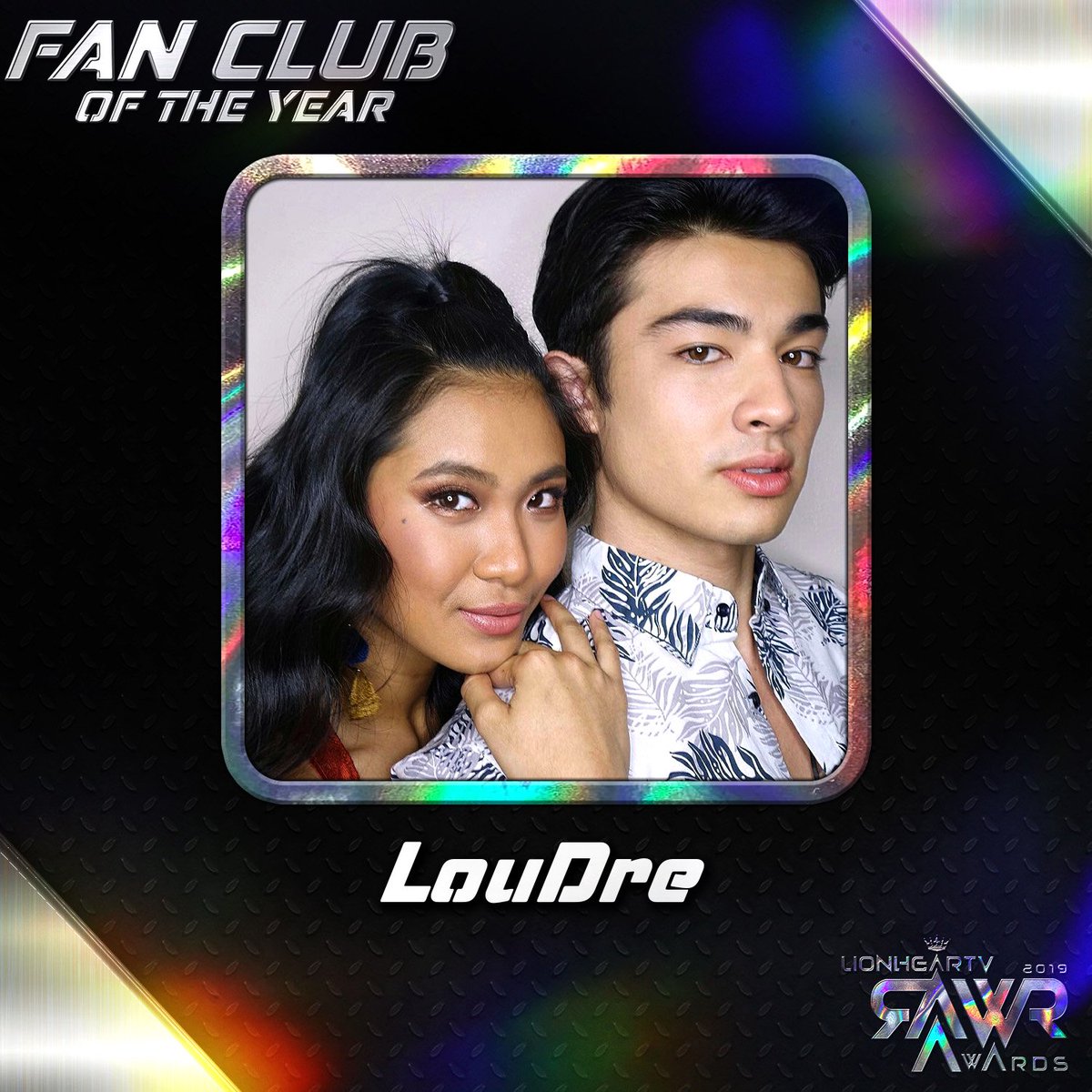 LionhearTVNet's tweet photo. Do you want LouDre to be this year's Fan Club ng Taon? Retweet to vote! #RAWRAwards2019 https://t.co/d2aAiVWmlS https://t.co/jKAskoDF9L
