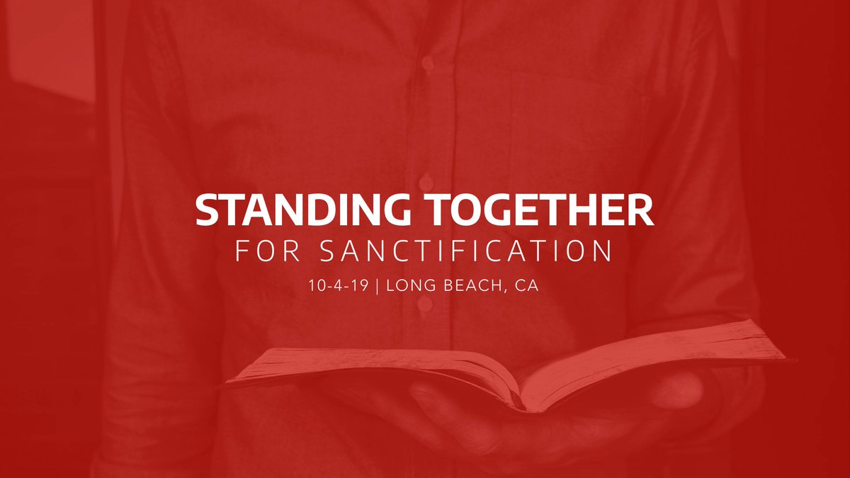 #STSummit19 in beautiful Long Beach, California, is just a few days away. 

There is still time to register at stsummit.com! 

We can't wait to see what God has in store as we seek to Stand Together for Sanctification.