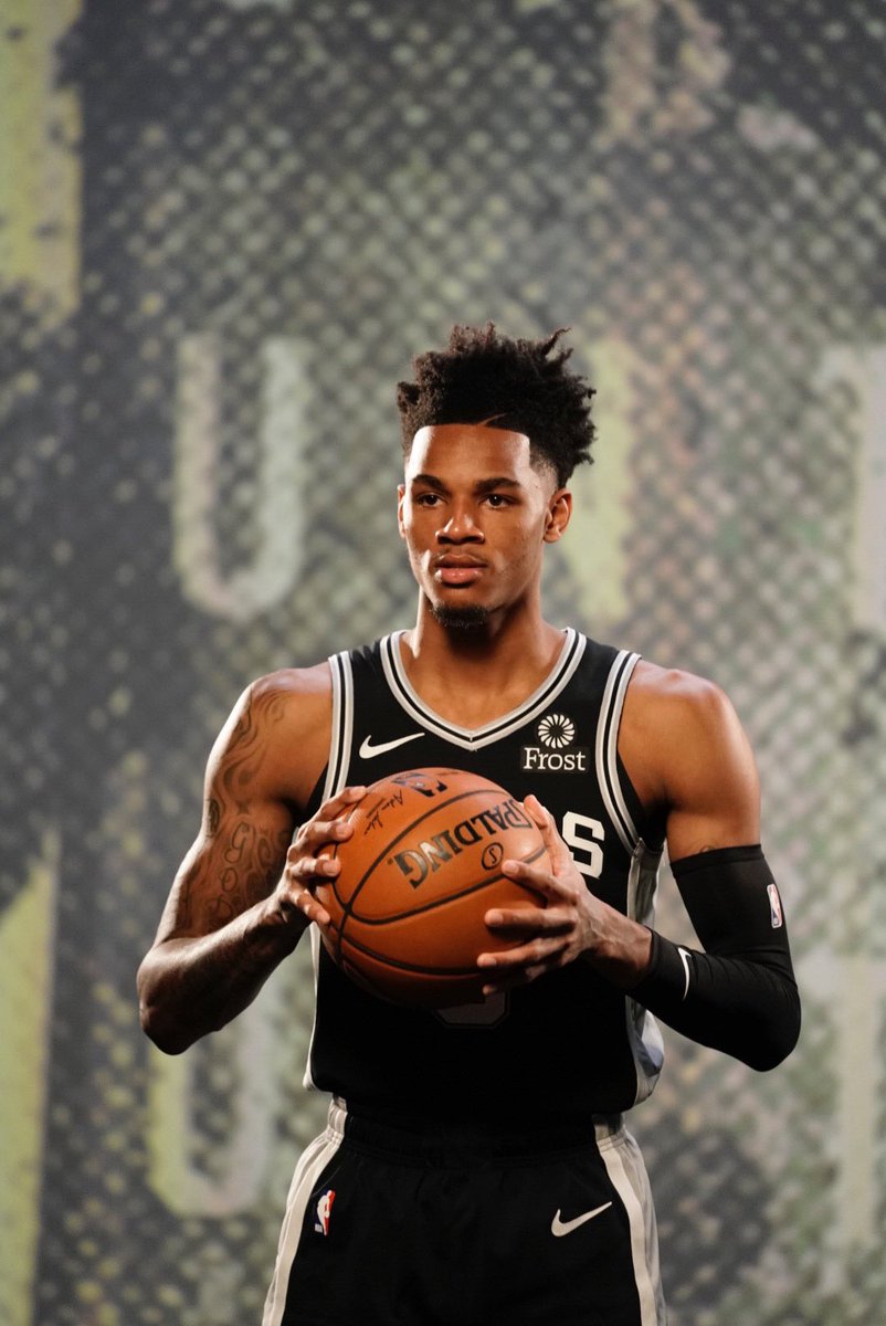 spurs's tweet image. .@DejounteMurray x #SpursMediaDay