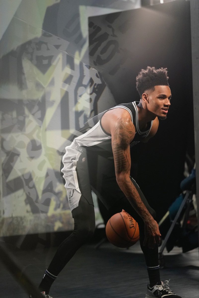spurs's tweet image. .@DejounteMurray x #SpursMediaDay