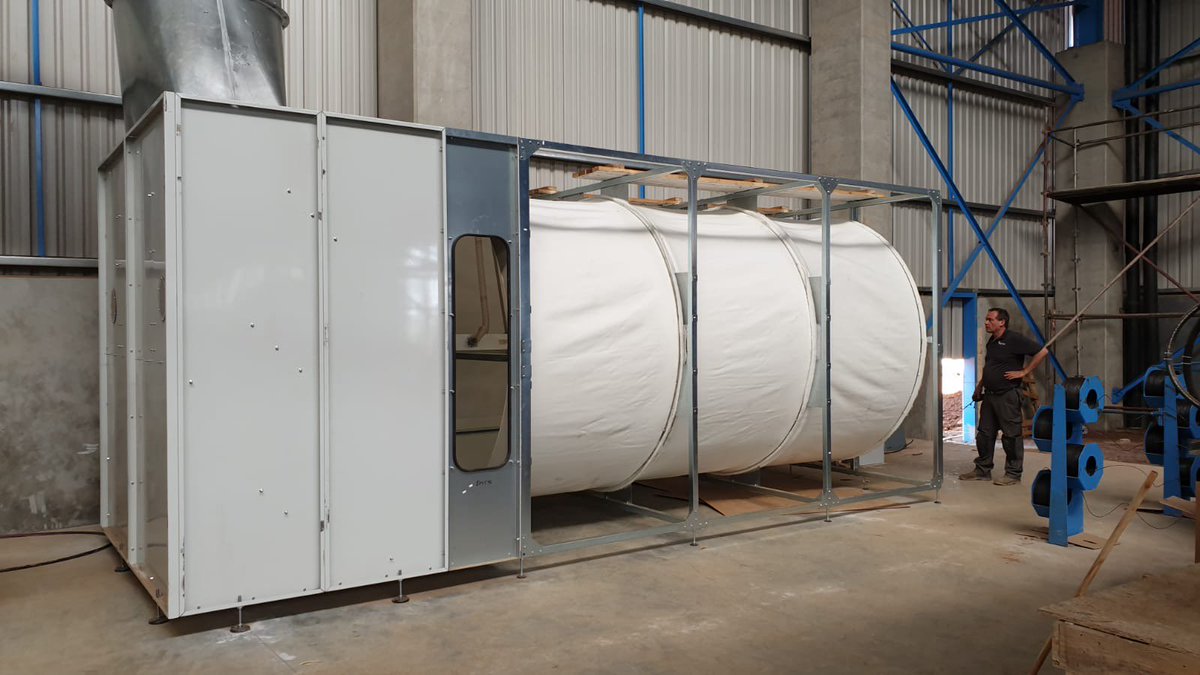 SCEnvironmental's tweet image. Greetings 👋🏼 from South Africa 🇿🇦 - the site of our latest #dustcollection system installation, featuring the CCM™ Filter. Did you know ERS’ capabilities extend globally? #cleanandgreen #simpleandsafe