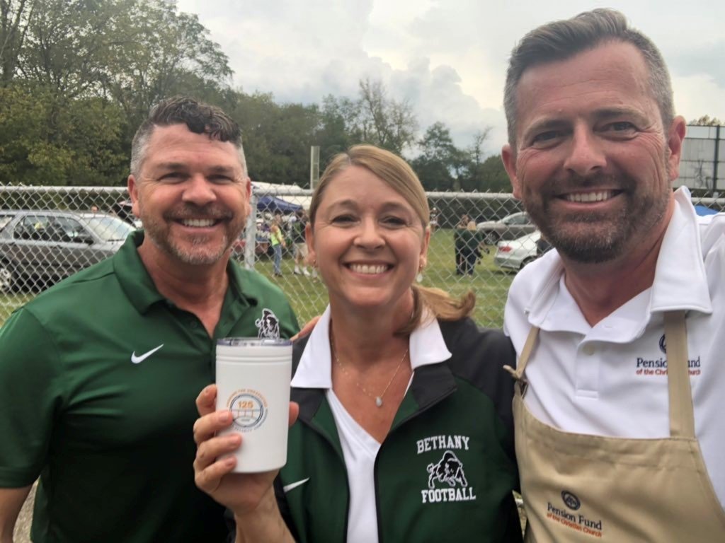 PensionFundCC's tweet image. What a weekend! Great seeing those who were able to swing by our tailgate at @Bethany_College on Saturday!