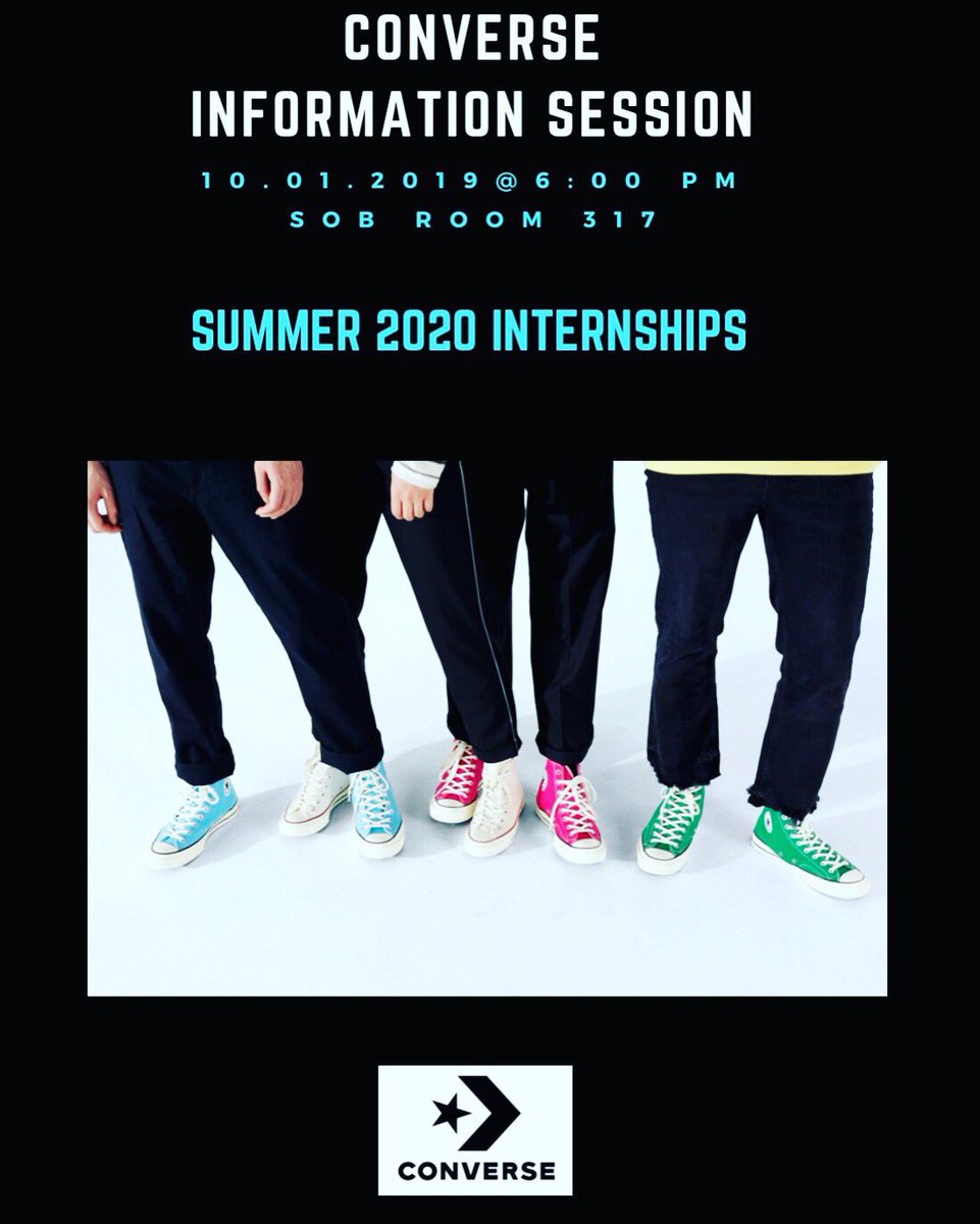 AMAHoward's tweet image. 🚨🚨🚨Converse is coming to HU to find interns for this upcoming summer.🌞🌻 Only juniors are eligible for this internship, but all are welcomed! 🏃🏾‍♂️💨💨Come out to increase your chances of securing an internship, get to know the team and hear from some former interns 🙌🏾🙌🏾😎