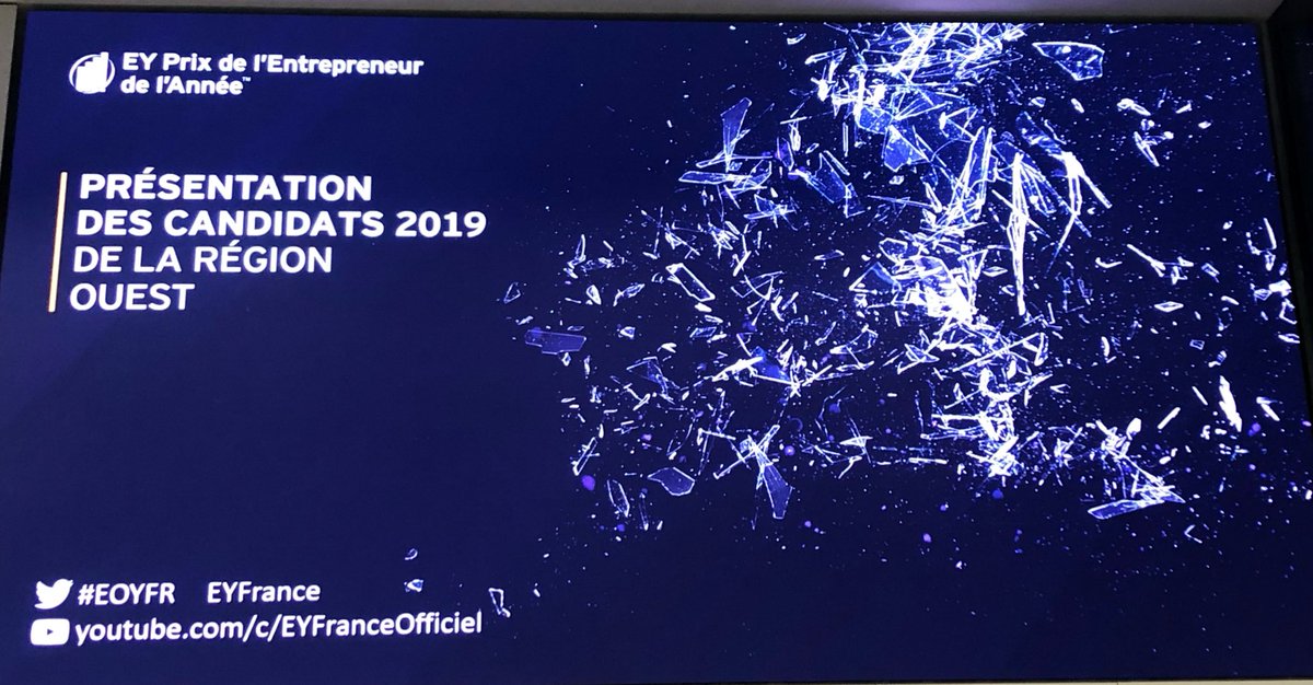 AlexandreDEREY's tweet photo. Ce soir Prix de l’ #Entrepreneur de l’année région Grand Ouest 2019 d’ @EYFrance ! Des alumnis @audencia  ainsi que des entrepreneurs et #startups de notre incubateur ! Bonne chance à eux ! #EOYFR  #entreprise #business https://t.co/oTXSe6E4lP