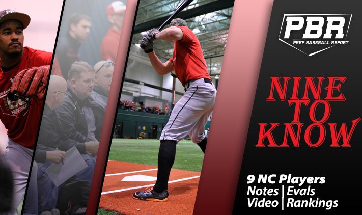 PrepBaseballNC's tweet photo. NINE TO KNOW:
Uncommitted and Ranked 2020s

A look at 9 NC players that could be off the board soon.  Includes four arms up to 89... 6.51 runner &amp; state champion... high end defensive catcher

🆕🆕 Weekly Blog 🆕🆕
https://t.co/9sBqvgbqjy https://t.co/8ICCrHgGrC