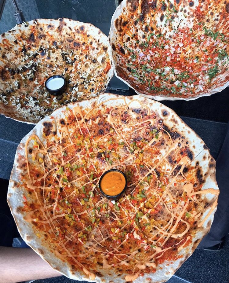 IndusFlavour's tweet photo. Have you tried our signature Kadak Roomali Roti yet? Crispy Roomali Roti topped with our in house spices and served with a dip - one bite and you’ll fall in love with it 😍

And wait, we have also introduced two new flavours - African Peri Peri and Cheesy Italian 😁 https://t.co/34VZ620qkV
