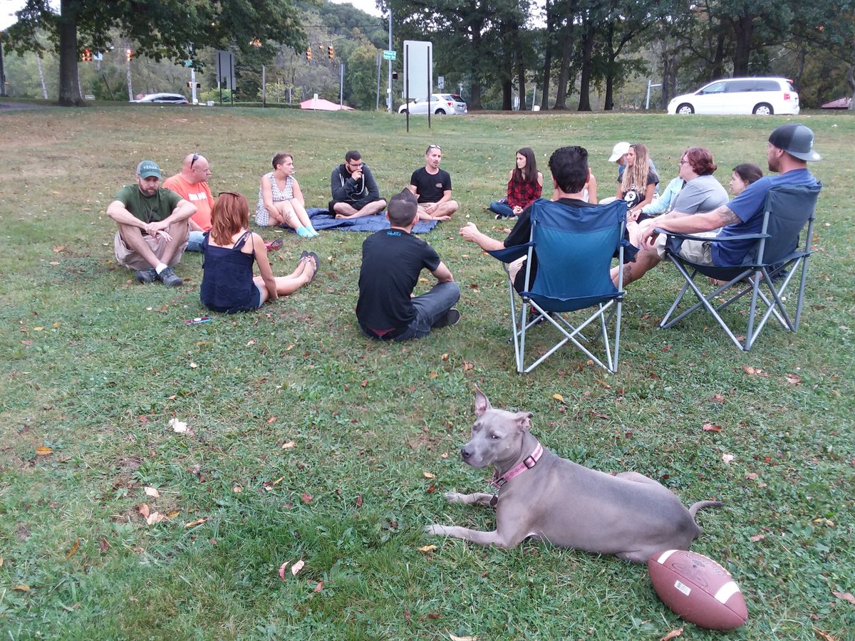 PghAnimalSave's tweet image. Thank you #JoshuaEntis for the great Sustainable Activism workshop and thank you to everyone for coming!
Join #AVPittsburgh on Facebook!

#JoinTheAnimalRightsMovement #SelfCare #Community #Meditation #Activists #Activism #Vegan #GoVegan #Veganism #BeVeganBeActive #Pittsburgh
