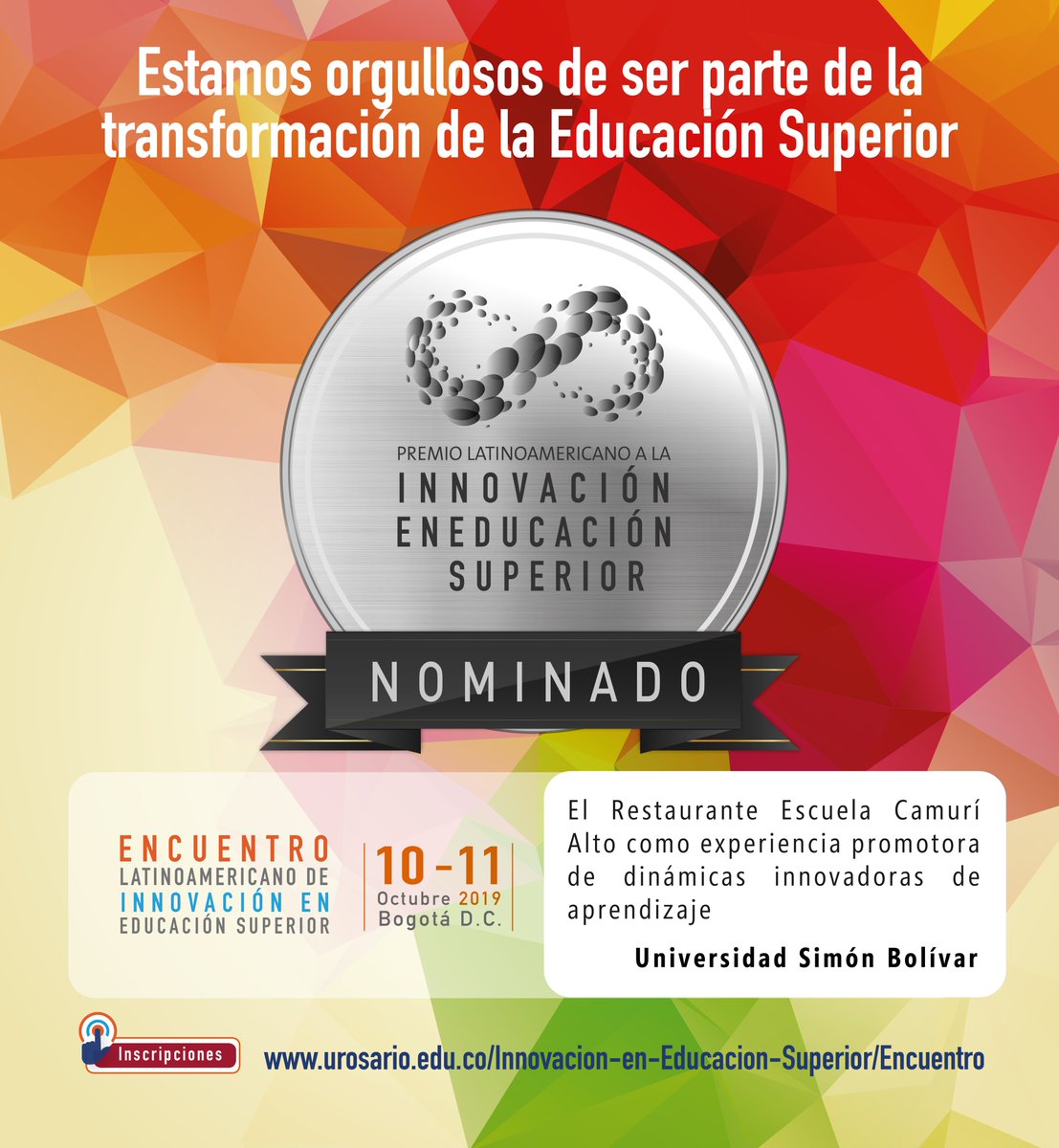 arjimenezven's tweet photo. Orgullosos de representar a la USB en el Premio Latinoamericano de Gestión Universitaria que organiza la Universidad del Rosario en Colombia https://t.co/Zgt6iq7nTT