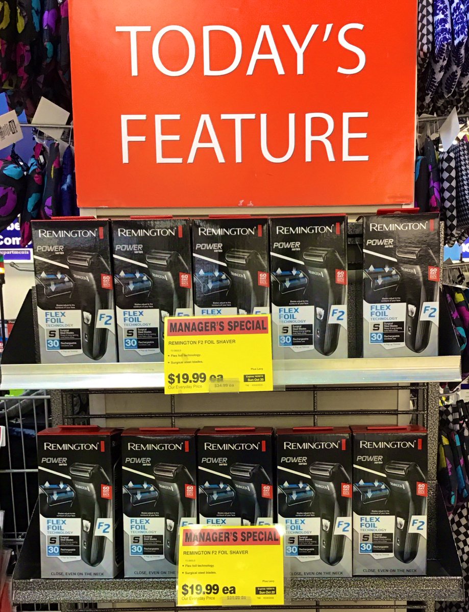 LD_CoquitlamCen's tweet photo. The only thing better than a smooth shave is a smooth shaver at a hot price! The @Remington_US F2 foil shaver is on sale now! 🧔🏻➡️👨🏻‍🦲 https://t.co/8ju7A5sfNW