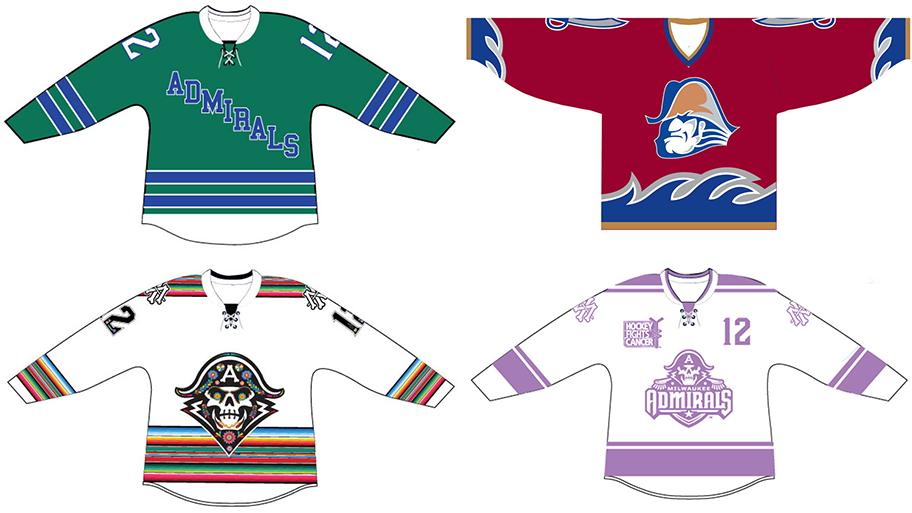 Milwaukee Admirals on X: We've got a handful of specialty jerseys this  year! Each to be game/practice worn, auctioned off and the proceeds donated  to a local organization. Get the scoop on