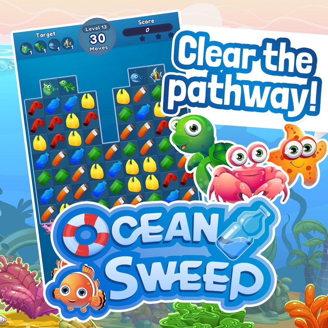 OceanSweepGame's tweet image. Bobby's fish friends cannot pass through these piles of junk! 😖

Can you solve the puzzle by matching and crushing the plastic trash?

Let's play Ocean Sweep! 🎮
oceansweep.onelink.me/5Qj5/212c363b

#match3game #matchthree #gaming #ocean #puzzlegame #casualgame #newgame #mobilegame