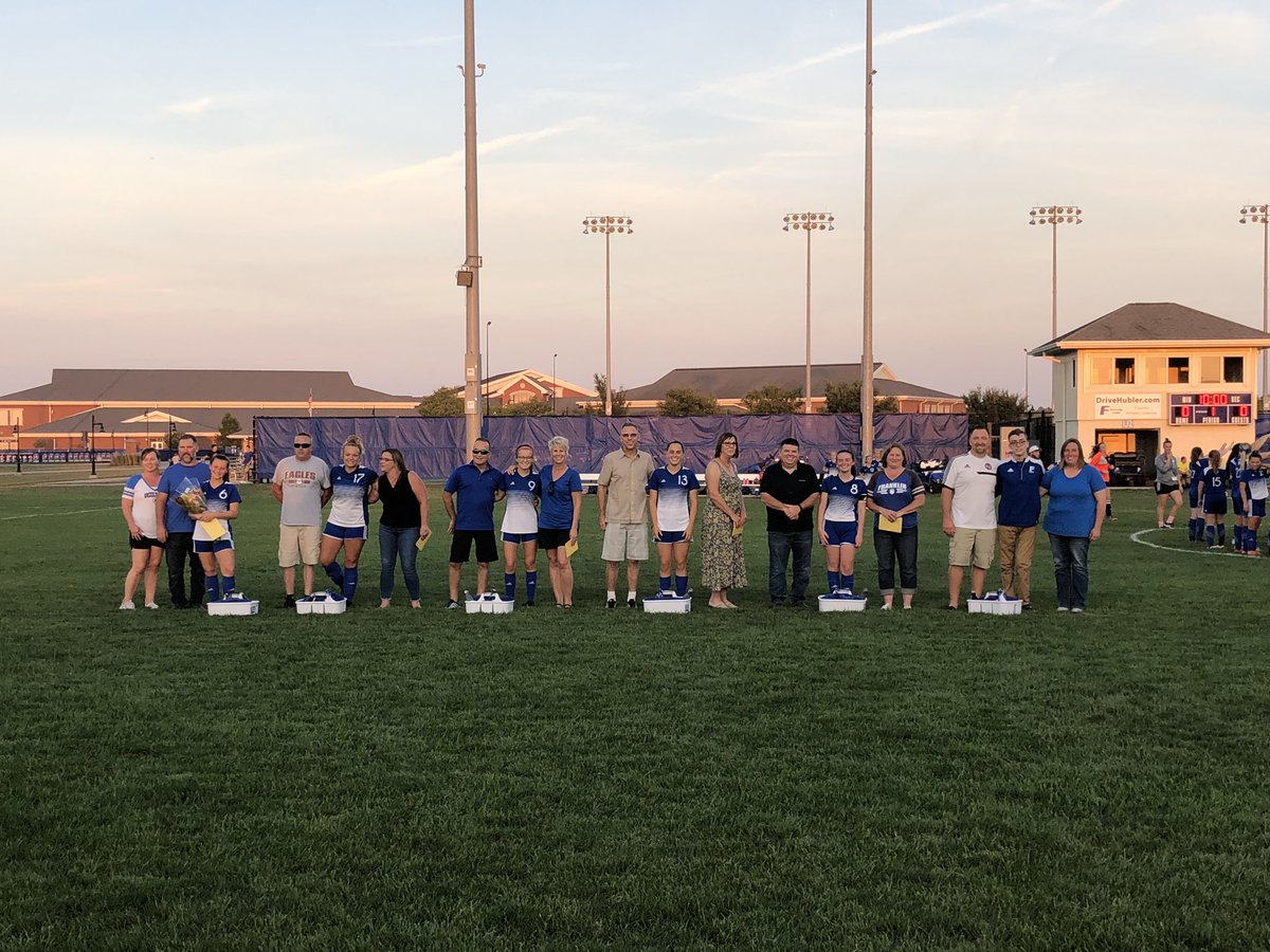 We love our seniors! Now let’s win this one! Senior, Sketo with an awesome goal for JV! #crash #pranknight #gameday #seniornight