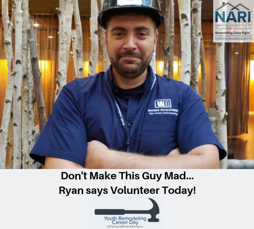 ProNewEngland's tweet photo. Volunteer for Youth Remoding Career Day Today!
#FutureRemodelers #YRCD #EMNARI #ipreview via @preview.app https://t.co/7QCO2ls16L