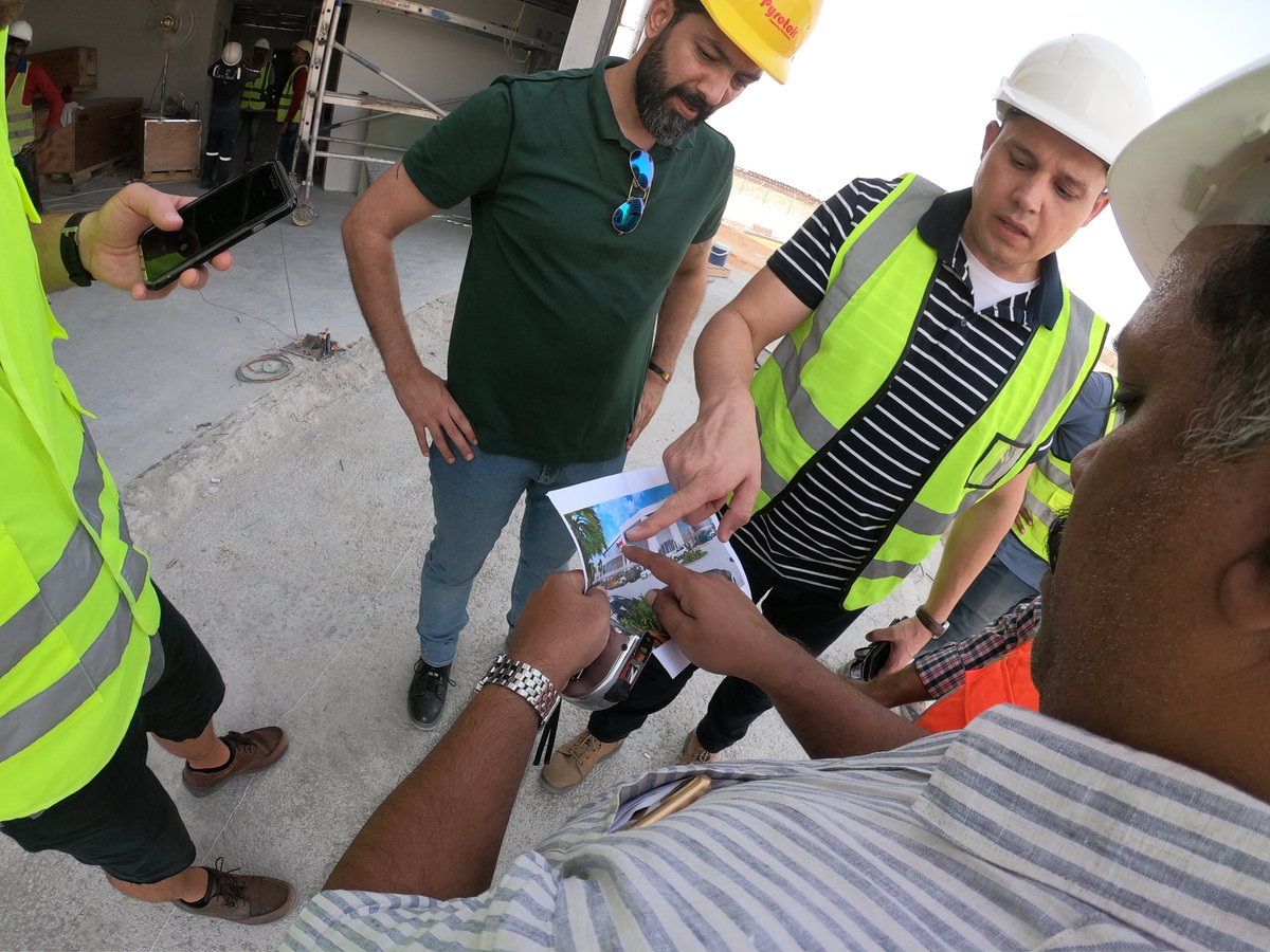 pyrotekinc's tweet photo. #Pyrotek Managing Director Adrian Samuel and Business Development Manager (Middle East and North Africa) Mahmood Hameed Toorani give a tour to guests on Monday at Pyrotek's new facility under construction in #Dubai's Jebel Ali Free Zone. #aluminium https://t.co/PvInCznkyO