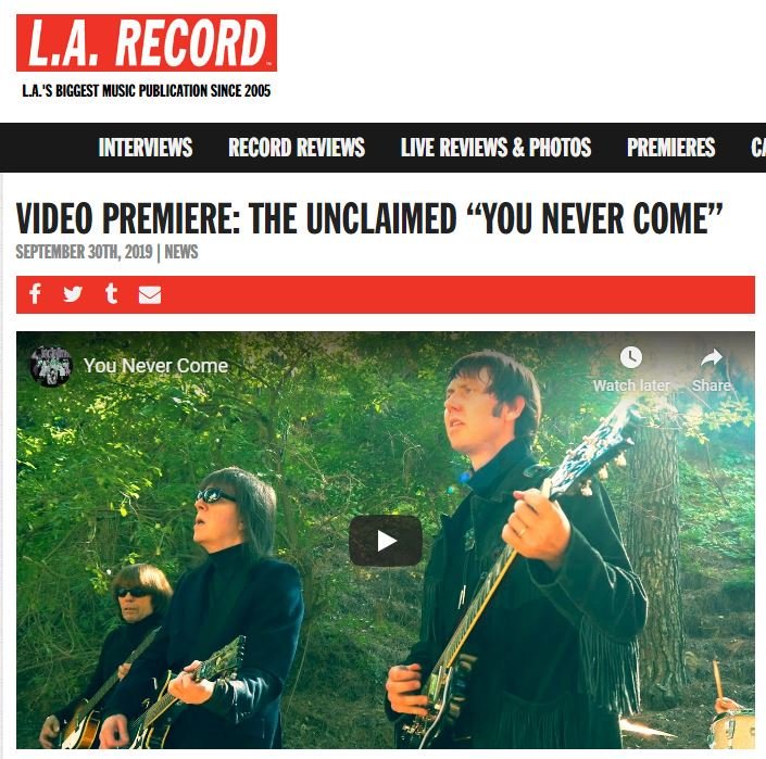 The Unclaimed tweet media