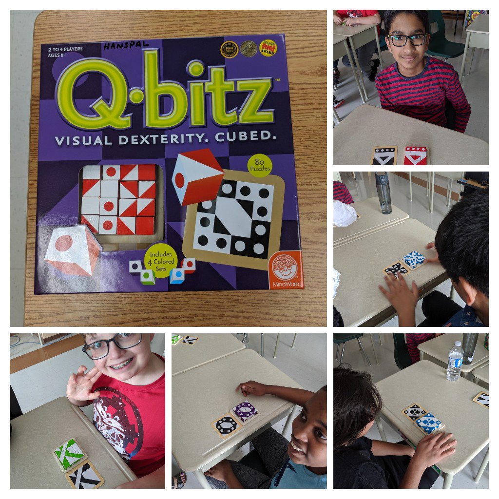 Mrs_Hanspal's tweet image. 7S1-8S1 students @Royal_Orchard had a great time practicing their #visualdexterity and #spatialreasoning skills with Q-bitz
@KervinWhite @Ms_A_Held @ms_vijayasekar