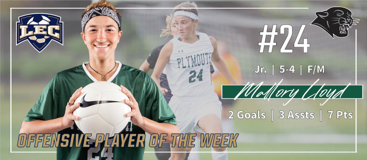 PSUPanthers's tweet photo. PSU women's soccer player named @LittleEastConf Offensive Player of the Week
https://t.co/Jm8TNX3Fy3
#PantherPride #BleedGreen #LECsoc #d3soc https://t.co/TXNGLLUn5x