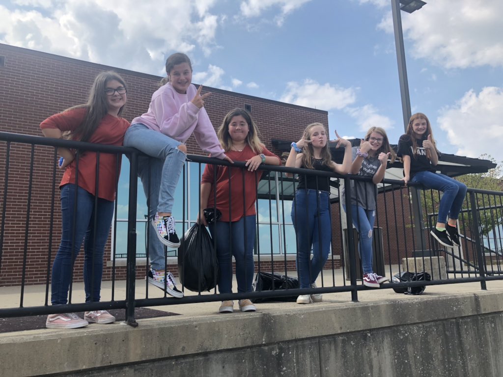 S.P.E.A.K. OUT (@rmsspeakout) on Twitter photo Today’s club focus was community service! We did a campus clean up! #GiveToReceive #GiveLove #ServeToBeGreat #SpeakOut <a href="/RamseyMS_JCPS/">Ramsey Middle School</a> <a href="/RamseyPrincipal/">Katie LaDuke</a> Today’s club focus was community service! We did a campus clean up! #GiveToReceive #GiveLove #ServeToBeGreat #SpeakOut <a href="/RamseyMS_JCPS/">Ramsey Middle School</a> <a href="/RamseyPrincipal/">Katie LaDuke</a>