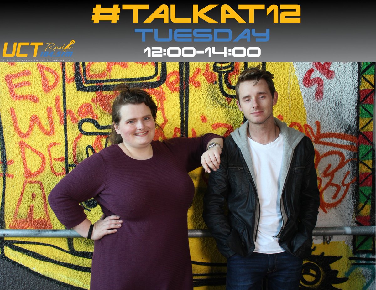 UCTRadio's tweet photo. Bring on the #TalkAt12 sports edition with @MichaelOwenZA & @Bex_Cullum 12-2. They will be discussing sporting matters from the past week and what is on for the week ahead.
Stream live and join the conversation:
https://t.co/HVQTrBlnXo https://t.co/PfUsf7SjJm