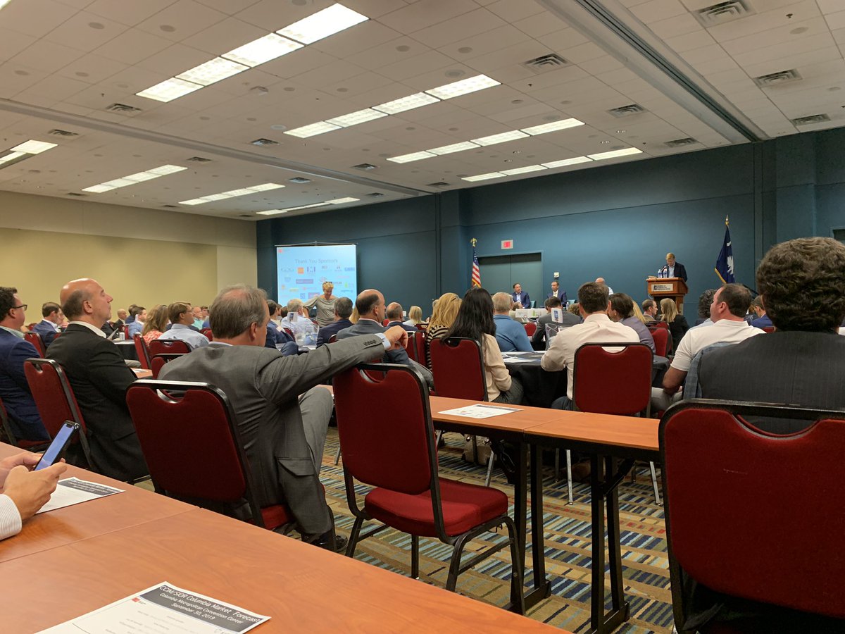 RogersTownsend's tweet photo. Hearing the Midlands commercial real estate forecast with SIOR/CCIM. Great group of people growing Columbia together! https://t.co/DWsczO9Sr8