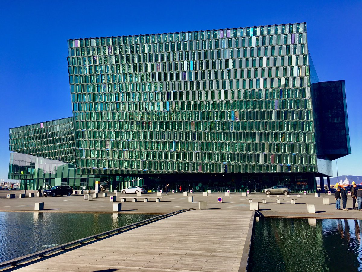 MSU_Architect's tweet image. Harpa Concert Hall. A magnificent concert hall in Reykjavík that opened in 2011. Designed by Henning Larsen Architects, the building features a distinctive colored glass 3-D facade inspired by the basalt landscape of Iceland.  The craftsmanship of the concrete is remarkable.