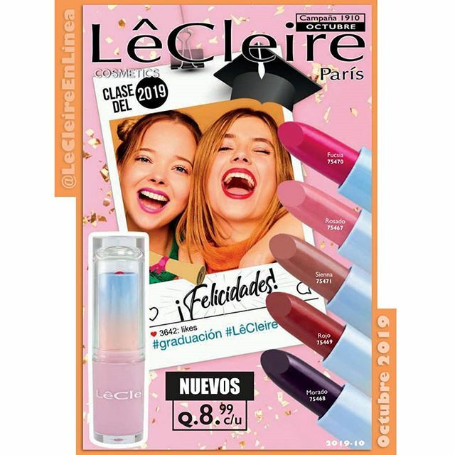 LeCleireEnLinea's tweet photo. Besos llenos de color con los NUEVOS LABIALES de la línea COOL COLORS de LêCleire París.

Colores: morado, rojo, sienna, rosado y fucsia

CATEGORIAS
#ProductosNuevosLeCleireOctubre2019
#CosmeticosLeCleireOctubre2019
#LabiosLeCleireOctubre2019
#LineaCOOLc… https://t.co/H9wH9tuQXS https://t.co/4FPZvX9p8n