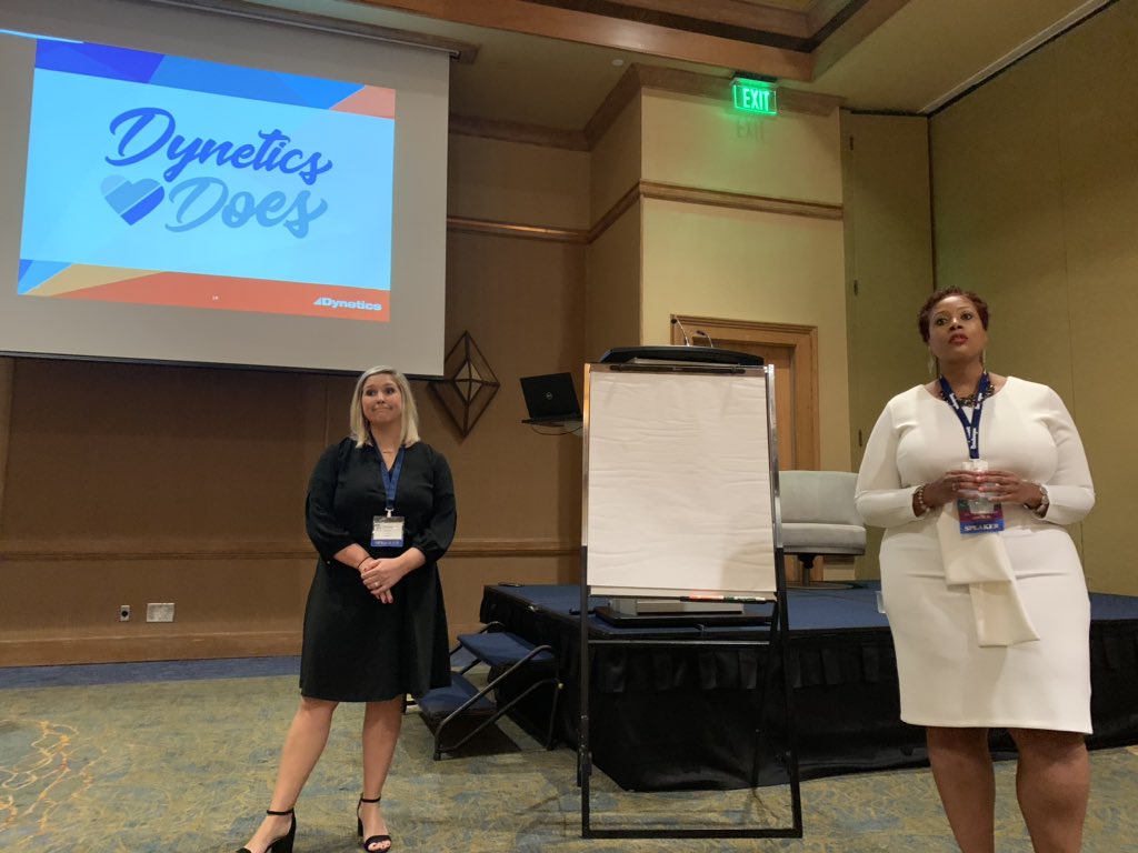 blakewilliamsAL's tweet photo. Enjoyed hearing from @klhendrixapr and @WhitneySchmitt about community relations within @Dynetics #SPRF2019 #PRinParadise https://t.co/6Dk3gLBX0l
